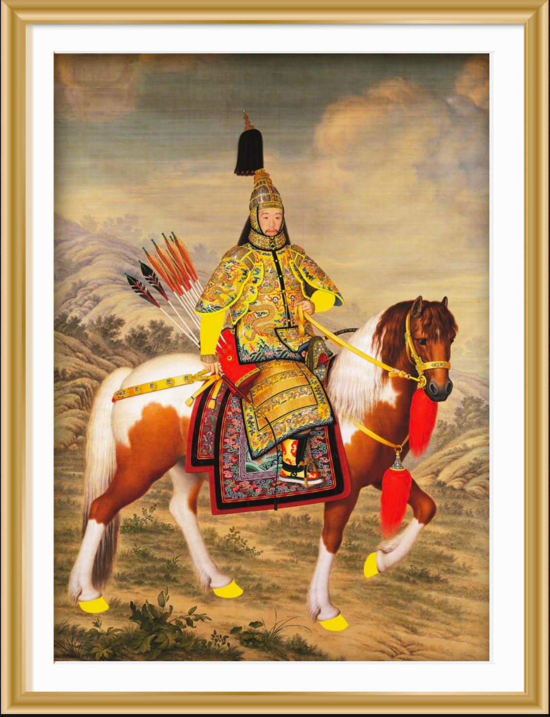 Eshin gold foil — Di Wang Qi Ma series