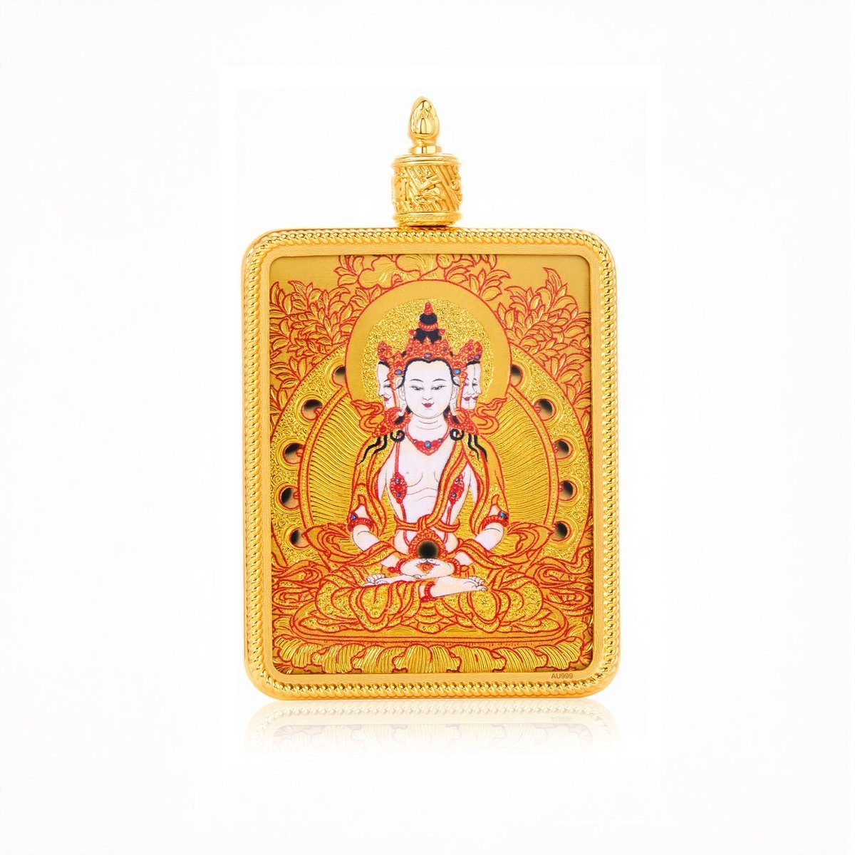 Au.999 pendant, Dari Rulai motif